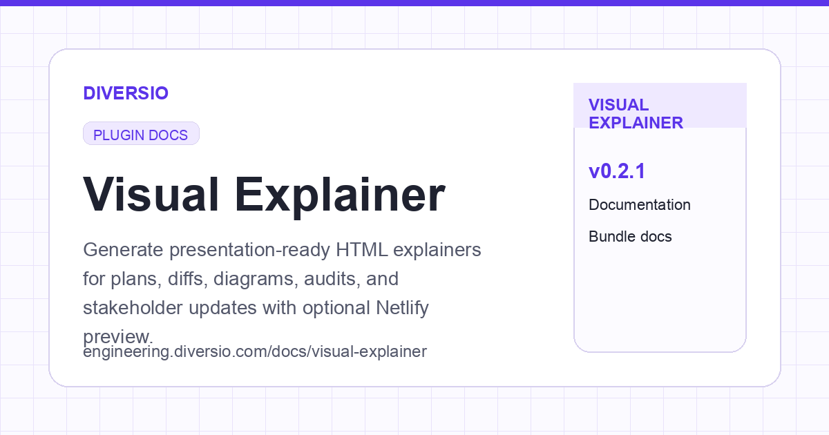 Visual Explainer | Diversio Engineering